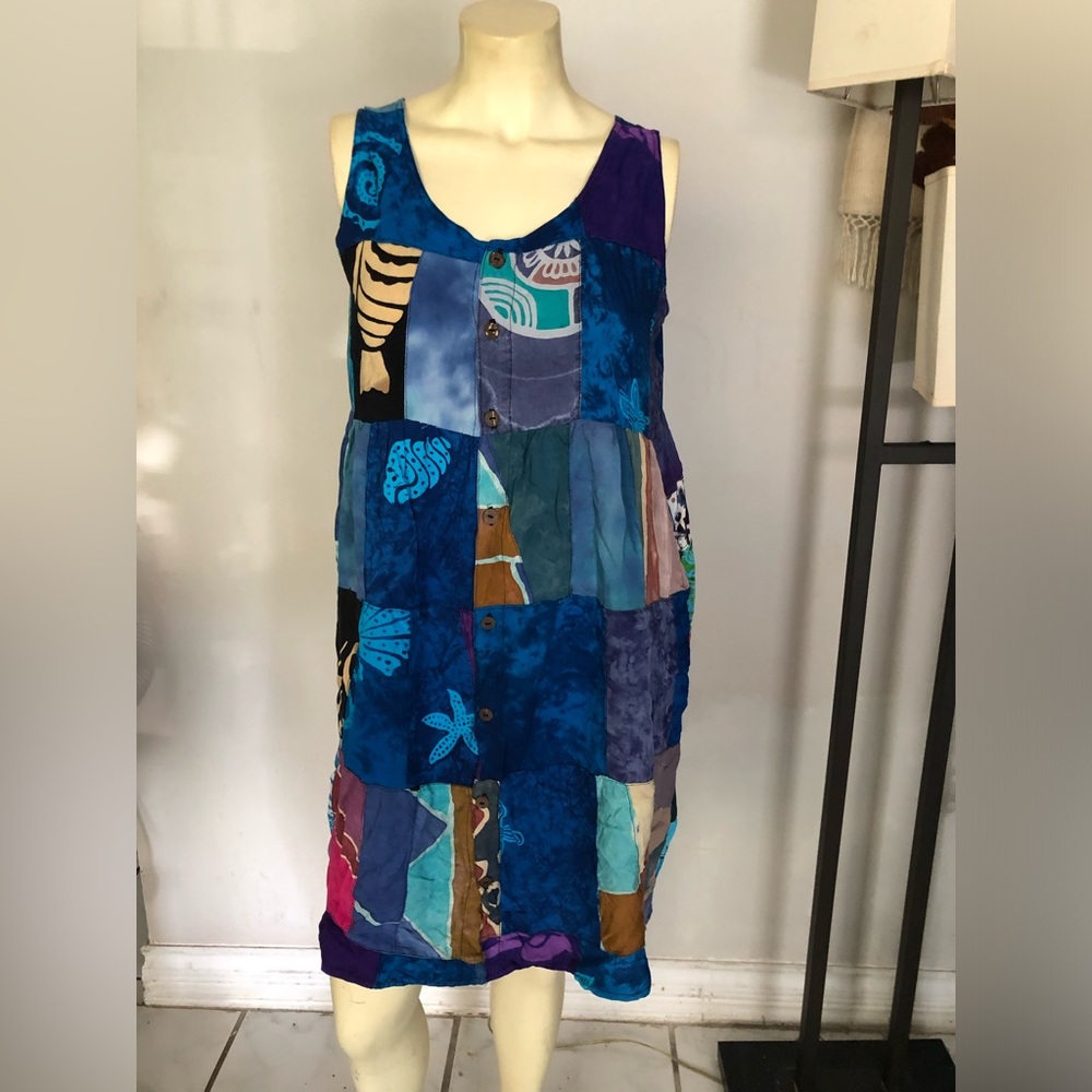 DESIGN Collection Bohemian Style Dress Size Large